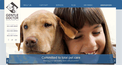 Desktop Screenshot of gentledoctoranimalhospitals.com