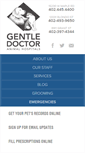 Mobile Screenshot of gentledoctoranimalhospitals.com